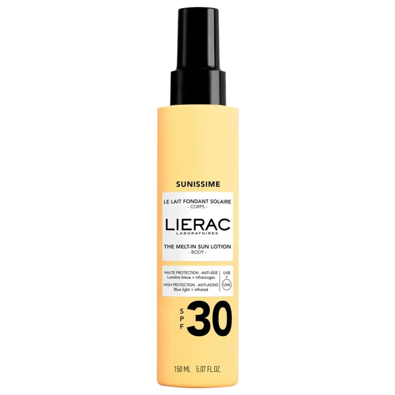 Lierac Sunissime Latte Corpo Solare Fondente Spf30 150 ml