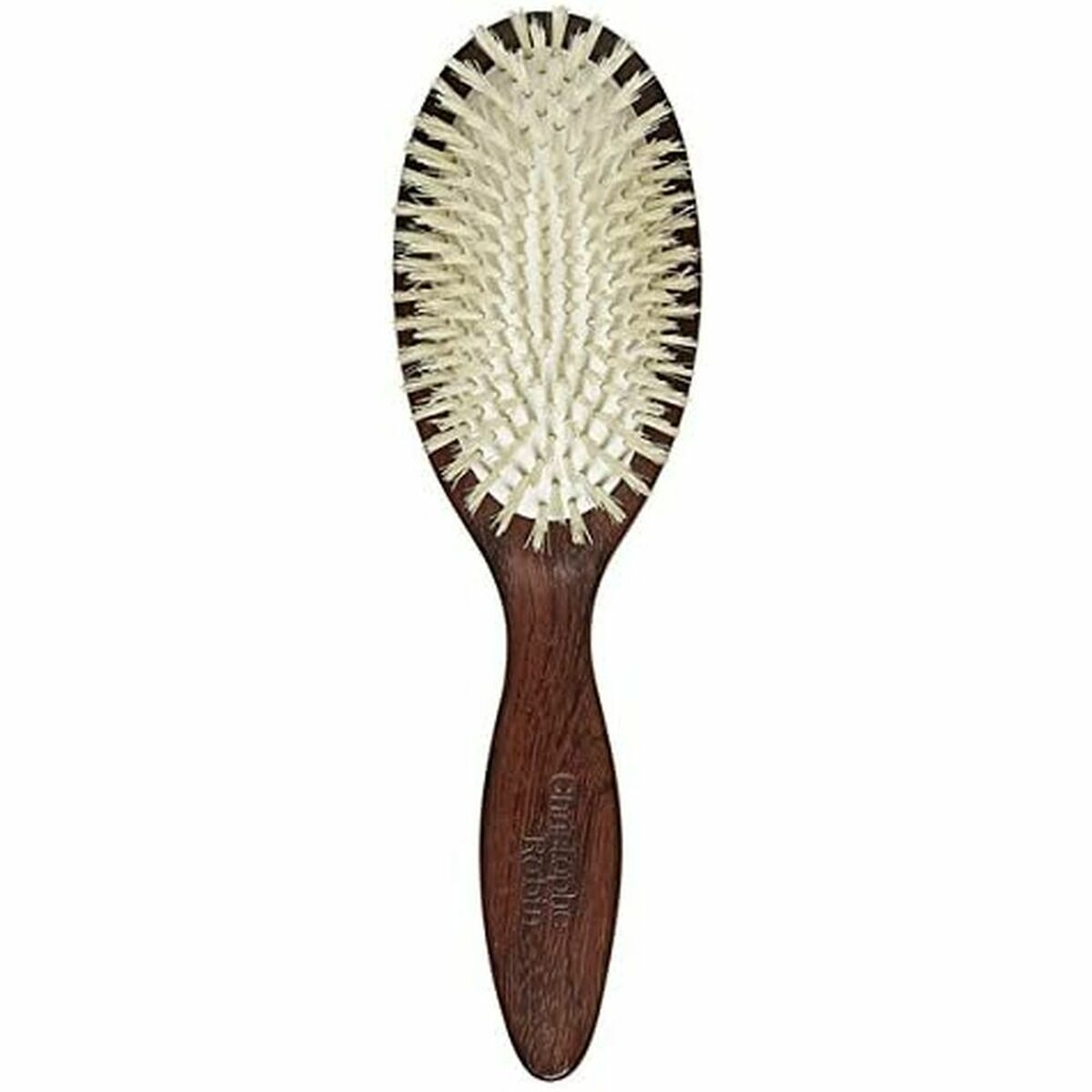 Entwirrende Haarbürste Christophe Robin Wood Weiß Braun-0