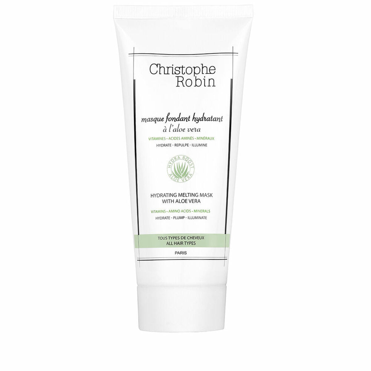 Hair Mask Christophe Robin Moisturizing Aloe Vera (200 ml)-0