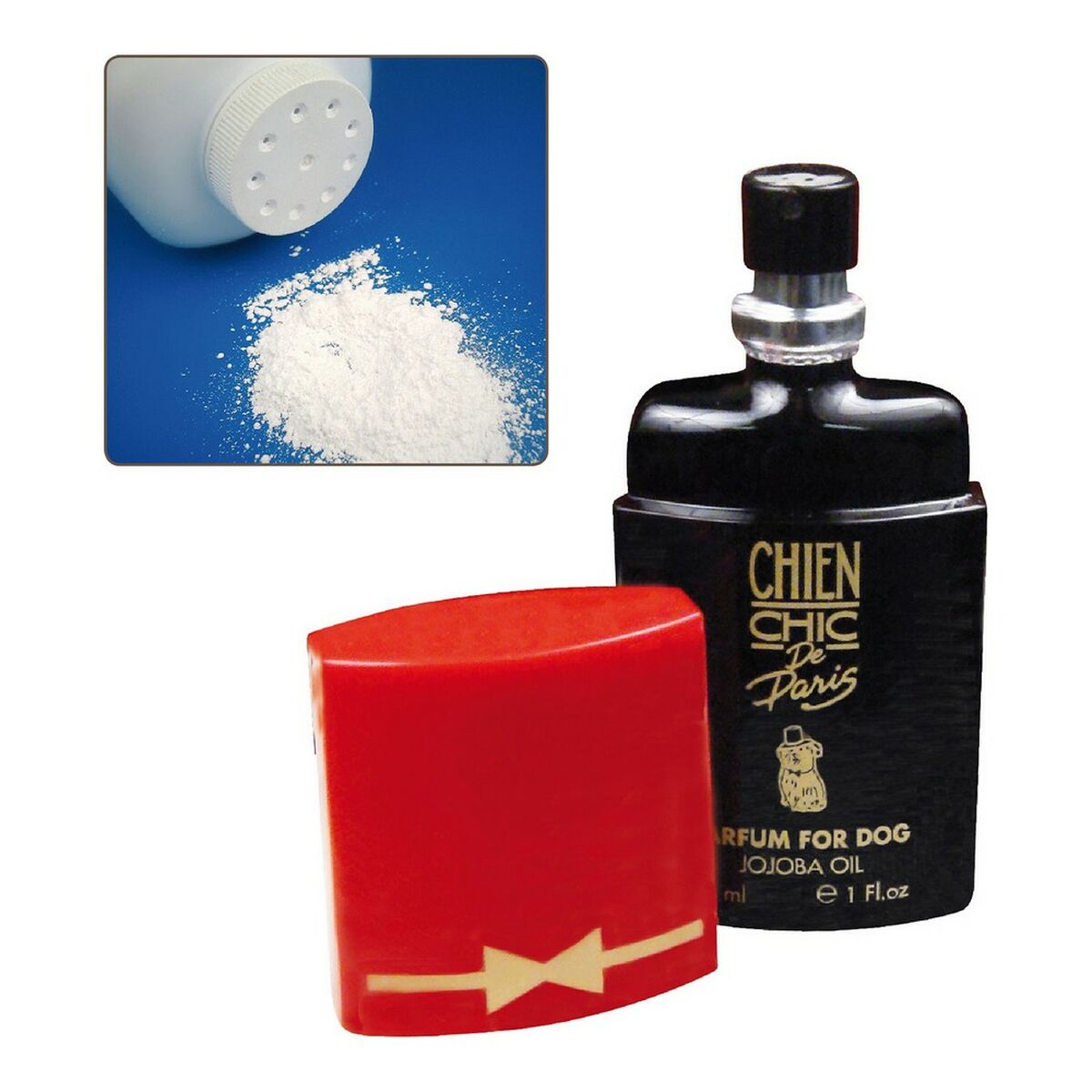 Perfume for Pets Chien Chic Dog Talcum Powder (30 ml)-0