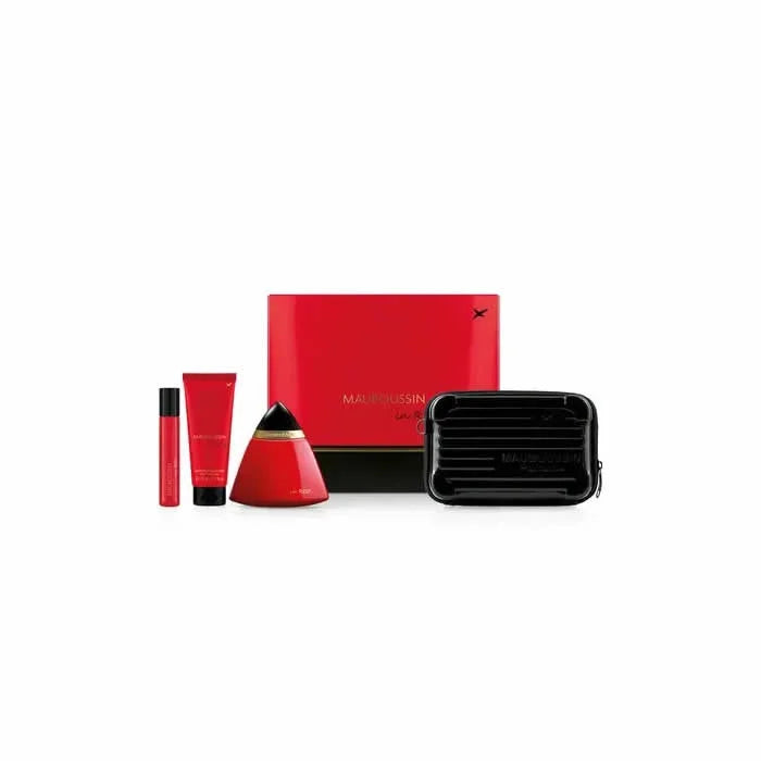 Mauboussin In Red eau de parfum spray 100 ml cofanetto 4 pz