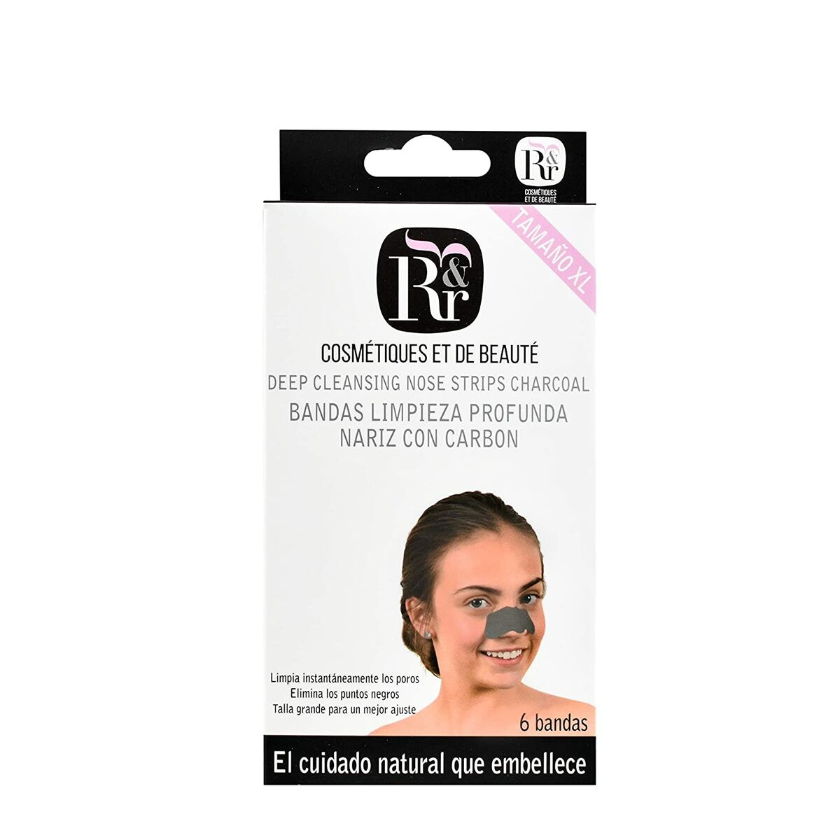 Pore Cleaning Strips Rose & Rose Charcoal 6 Units-0