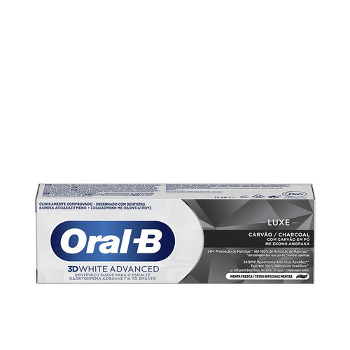 3D WHITE LUXE charcoal toothpaste 75 ml - Cosmova