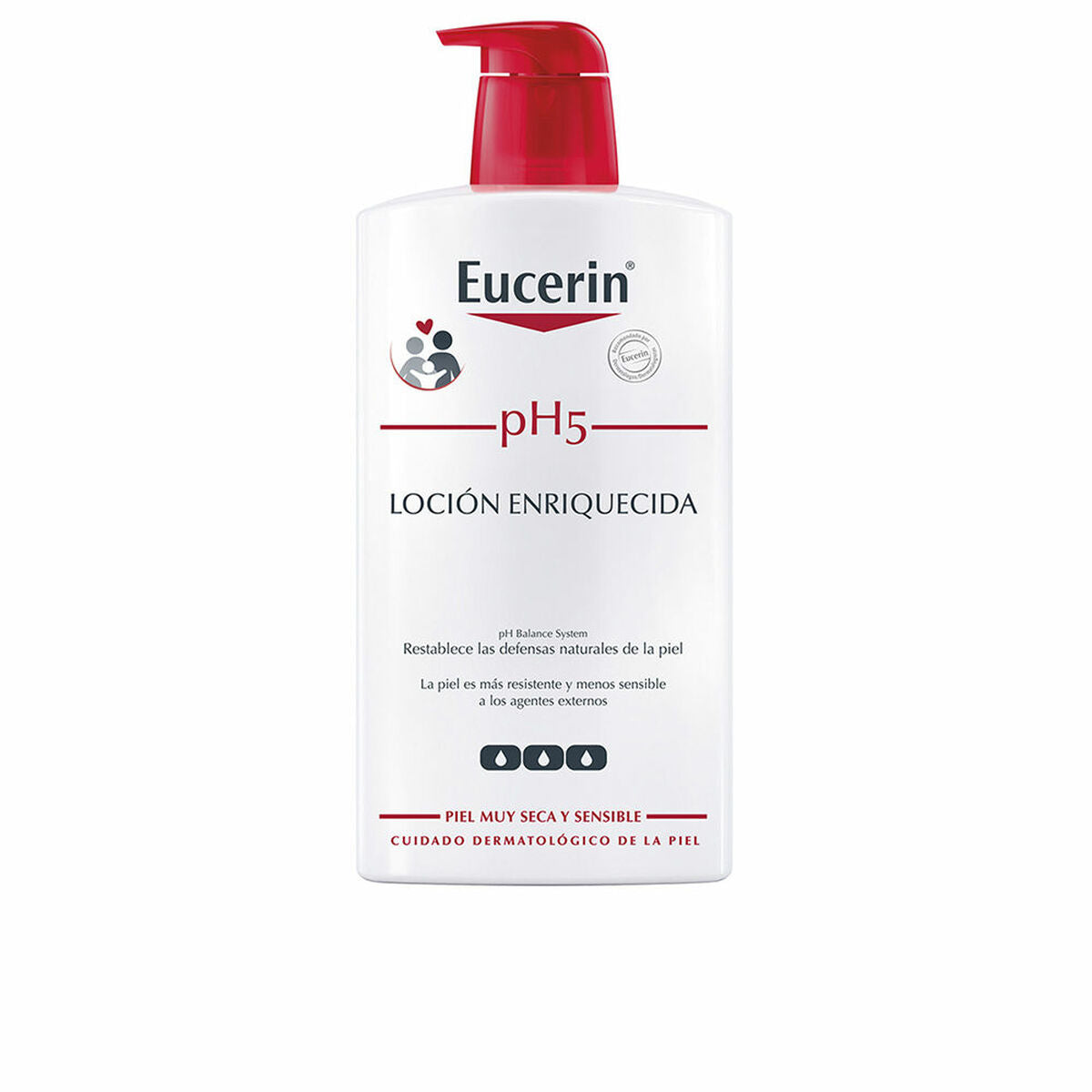 Loción Corporal Eucerin pH5 1 L-0