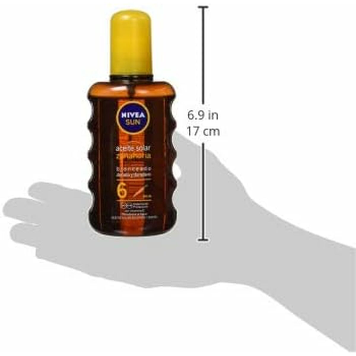 Olio Solare Nivea SUN ZANAHORIA Spf 6 200 ml-1