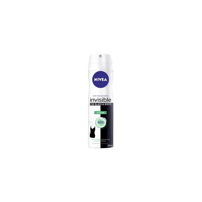 Nivea Black & White Active deodorante spray 200 ml