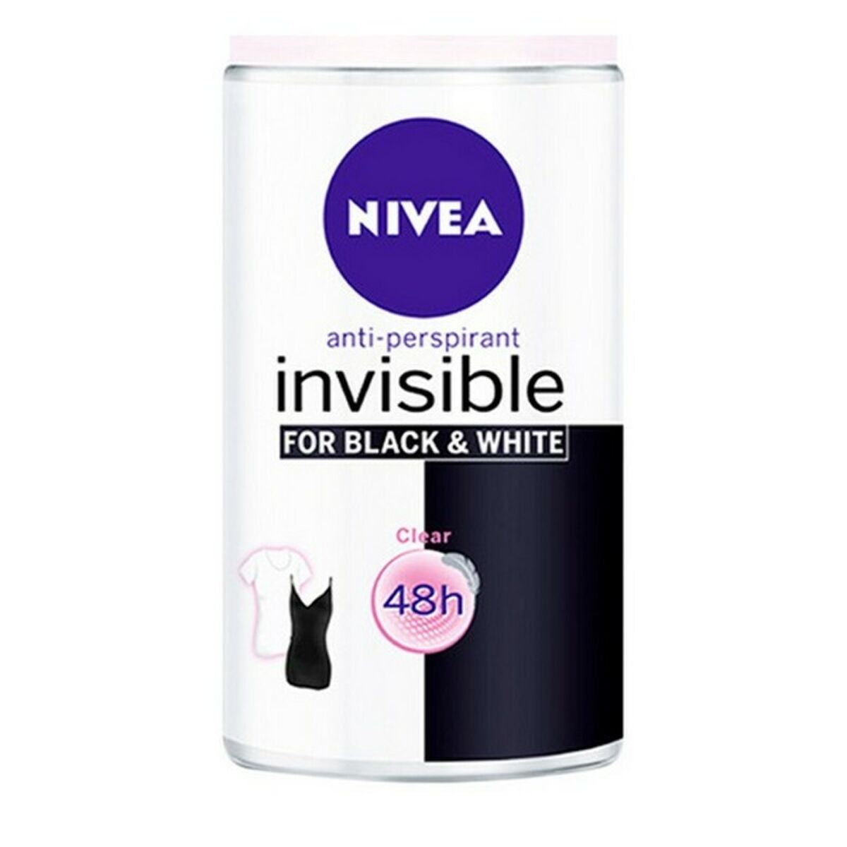 Roll-On Deodorant Black & White Invisible Nivea (50 ml)-0