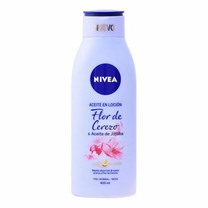 Jojobaöl und Kirschblütenöl-Lotion Nivea Aceite En Locion (400 ml) 400 ml