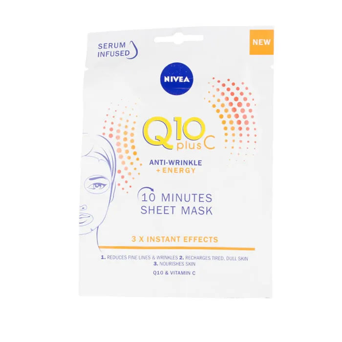 Nivea Q10+Vitamin C Anti Wrinkle Energizing maschera viso