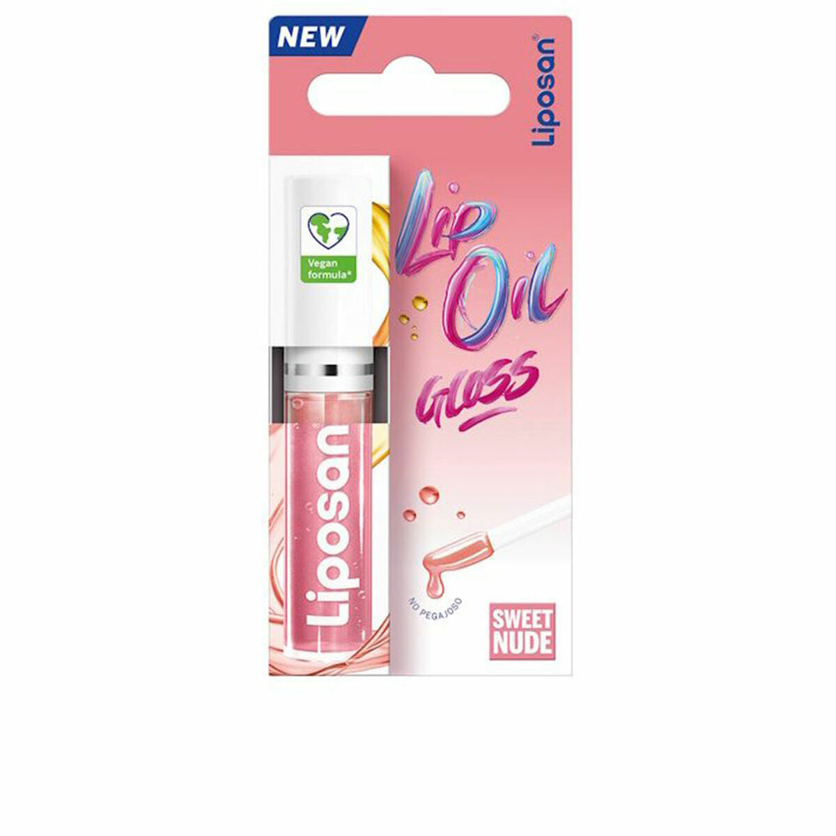 Farbiger Lippenbalsam Liposan Lip Oil Gloss Sweet Nude 5,5 ml-0