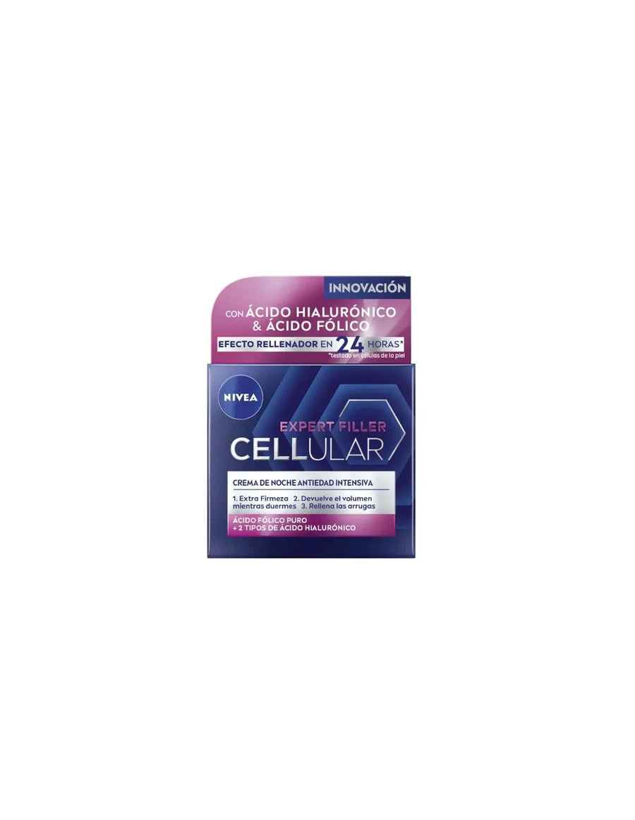Nivea Cellular Filler Hialurónico e Fólico crema Noche 50 ml