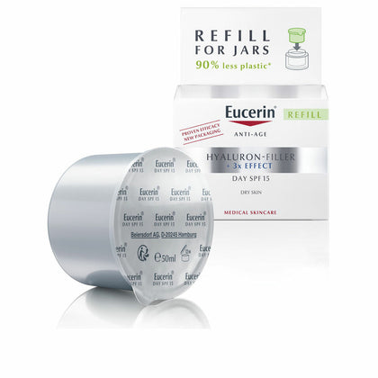 Crème Visage Eucerin Hyaluron Filler Remplacement Peau Sèche 50 ml Spf 15