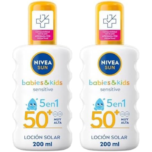 Nivea Sun Babies e Kids Lozione Solare 5 in 1 Spf50 200 ml