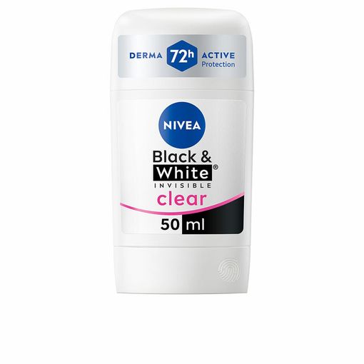 Nivea Black e White Invisible deodorante Stick 50 ml