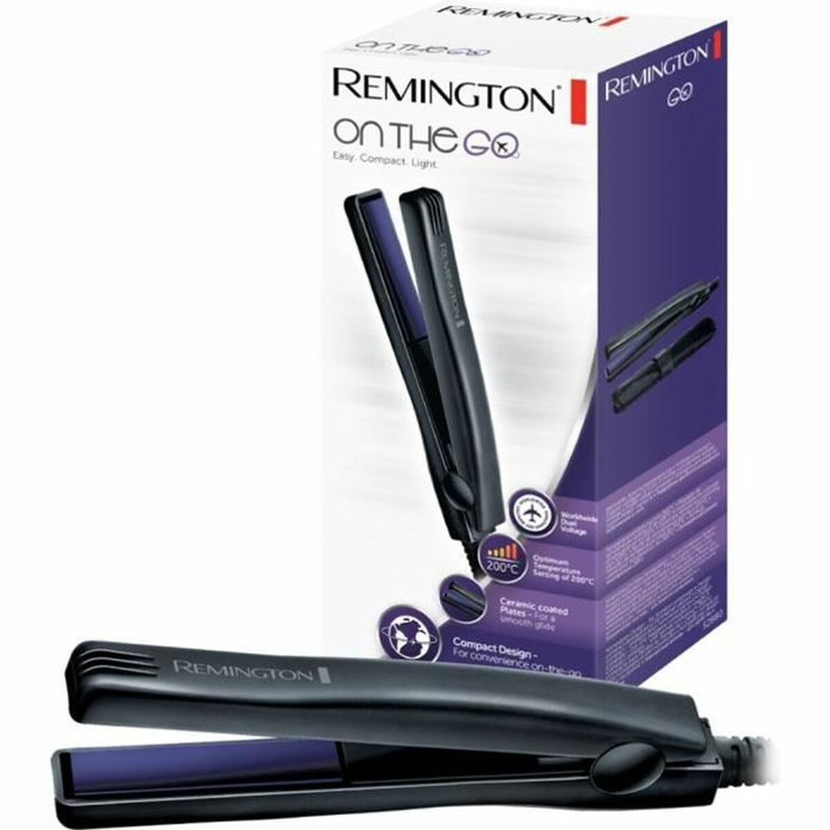 Piastra per capelli Remington S2880 Nero-0