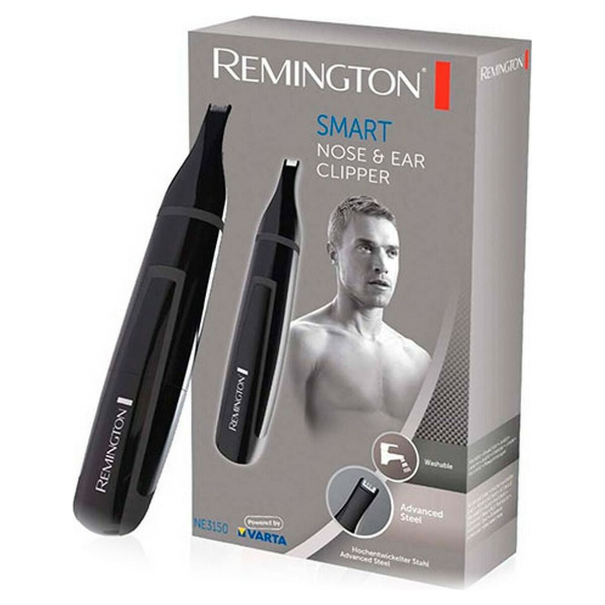 Tondeuse nez et oreilles Remington Noir-0