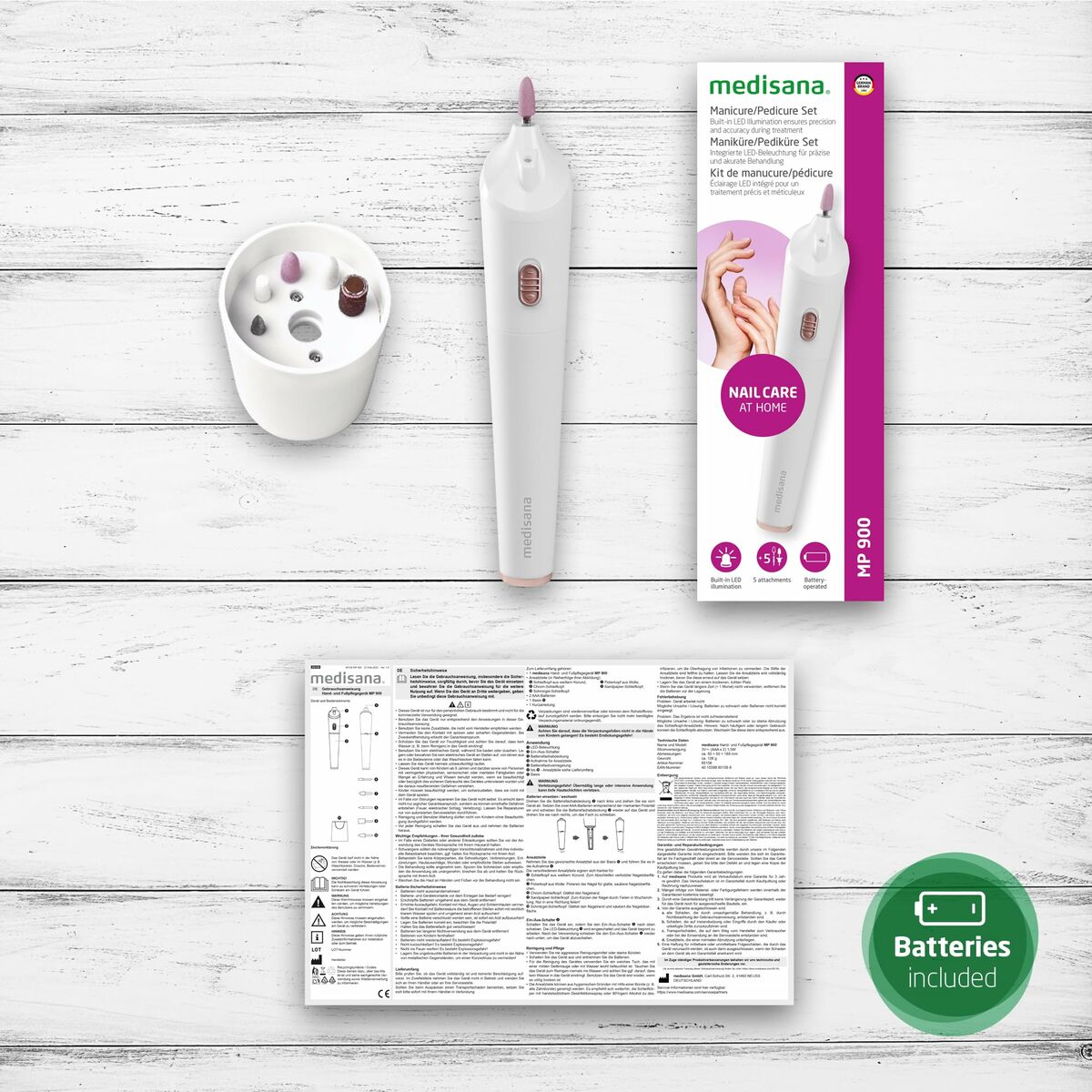 Set manicure e pedicure Medisana MP900-1