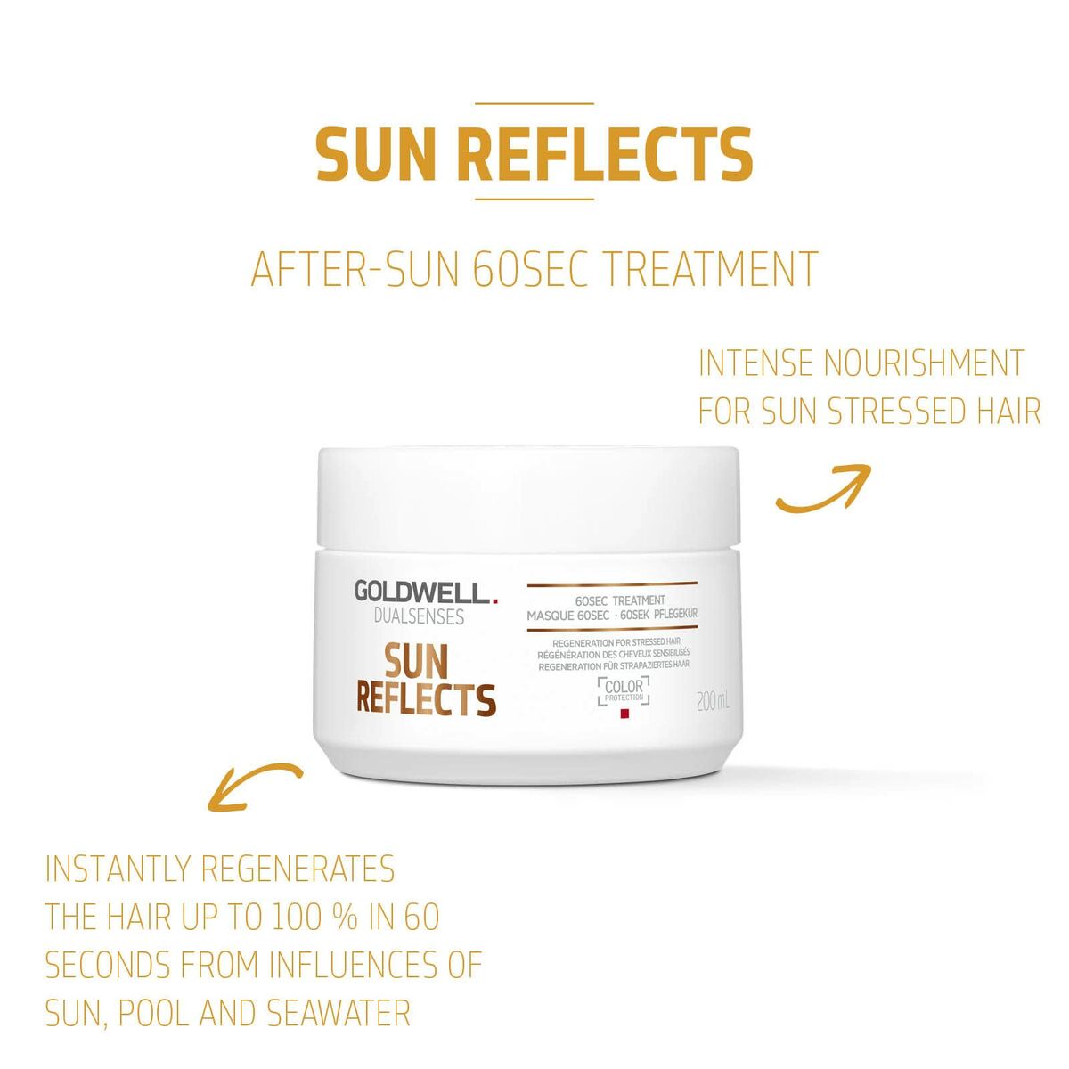 Masque capillaire Goldwell SUN REFLECT 200 ml-1