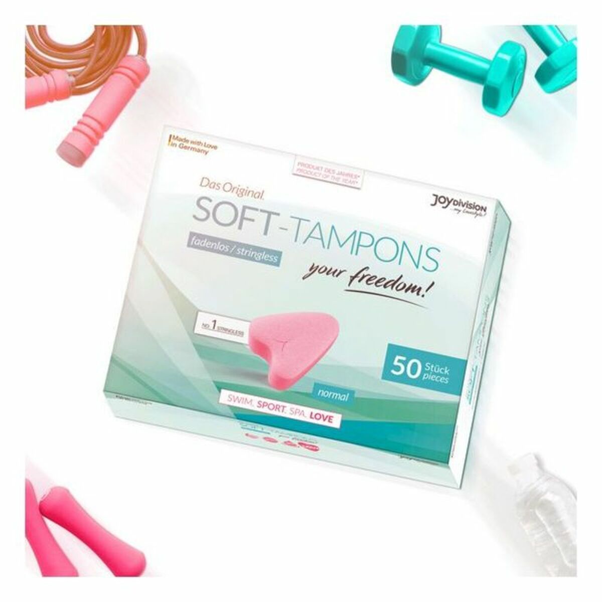 Tampons hygiéniques Sport, Spa & Love Joydivision 6300630000 normal 50 unités-0