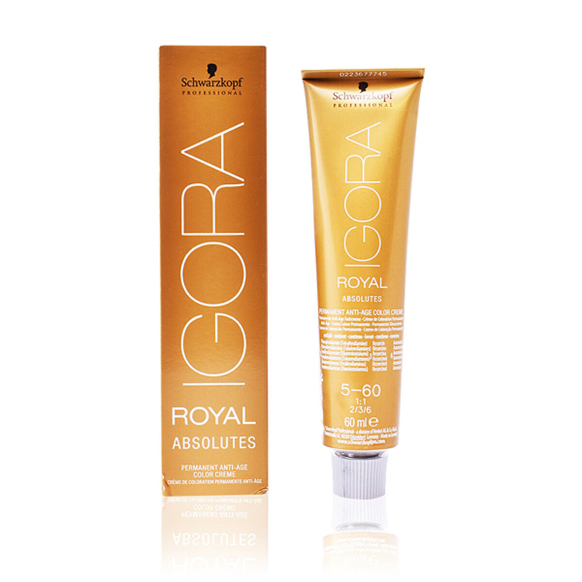 Anti-Aging-Färbegel Igora Absolutes N5-60 Schwarzkopf Igora Royal Absolutes (60 ml) 60 ml-0