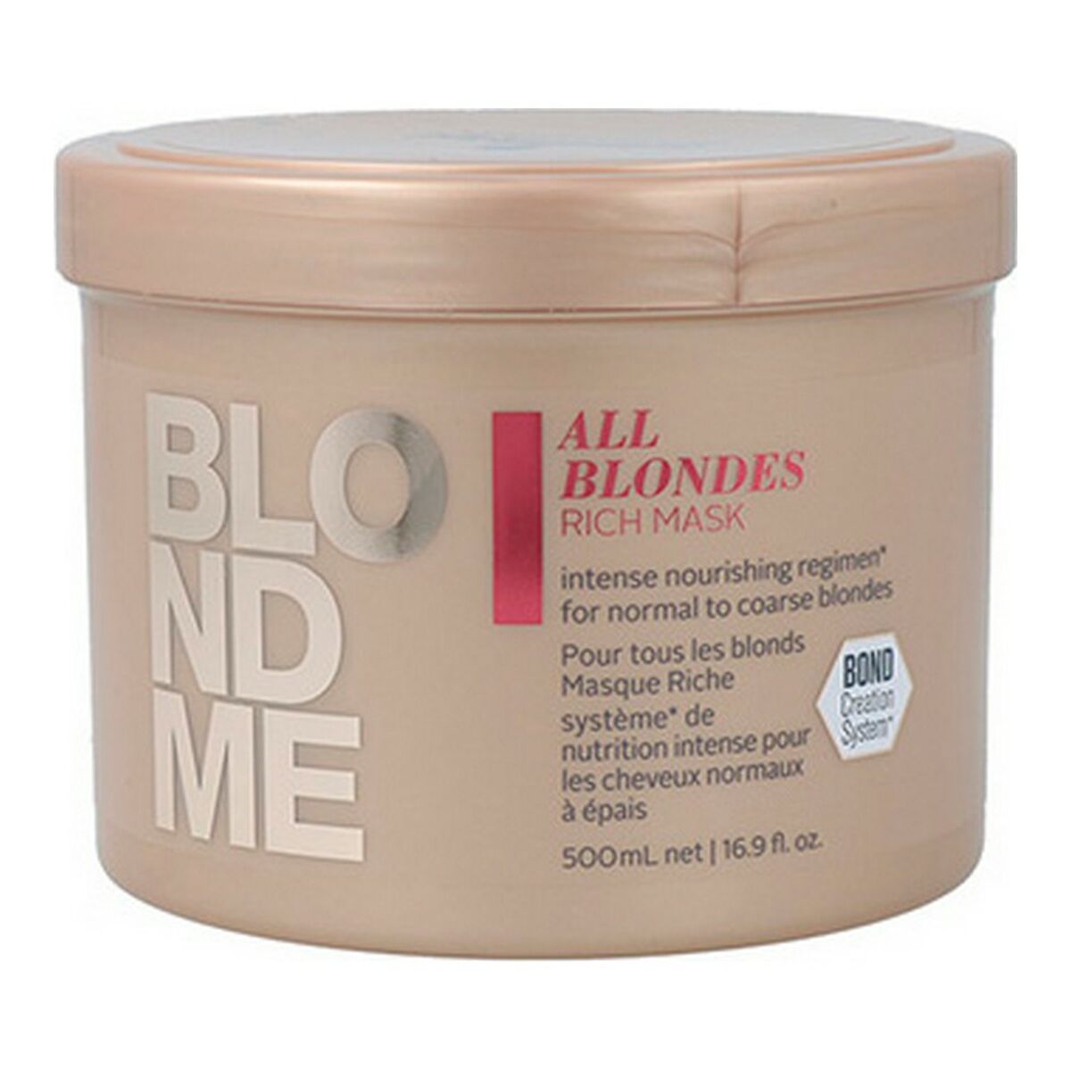 Maschera per capelli Schwarzkopf Blondme Rich Keratine-1