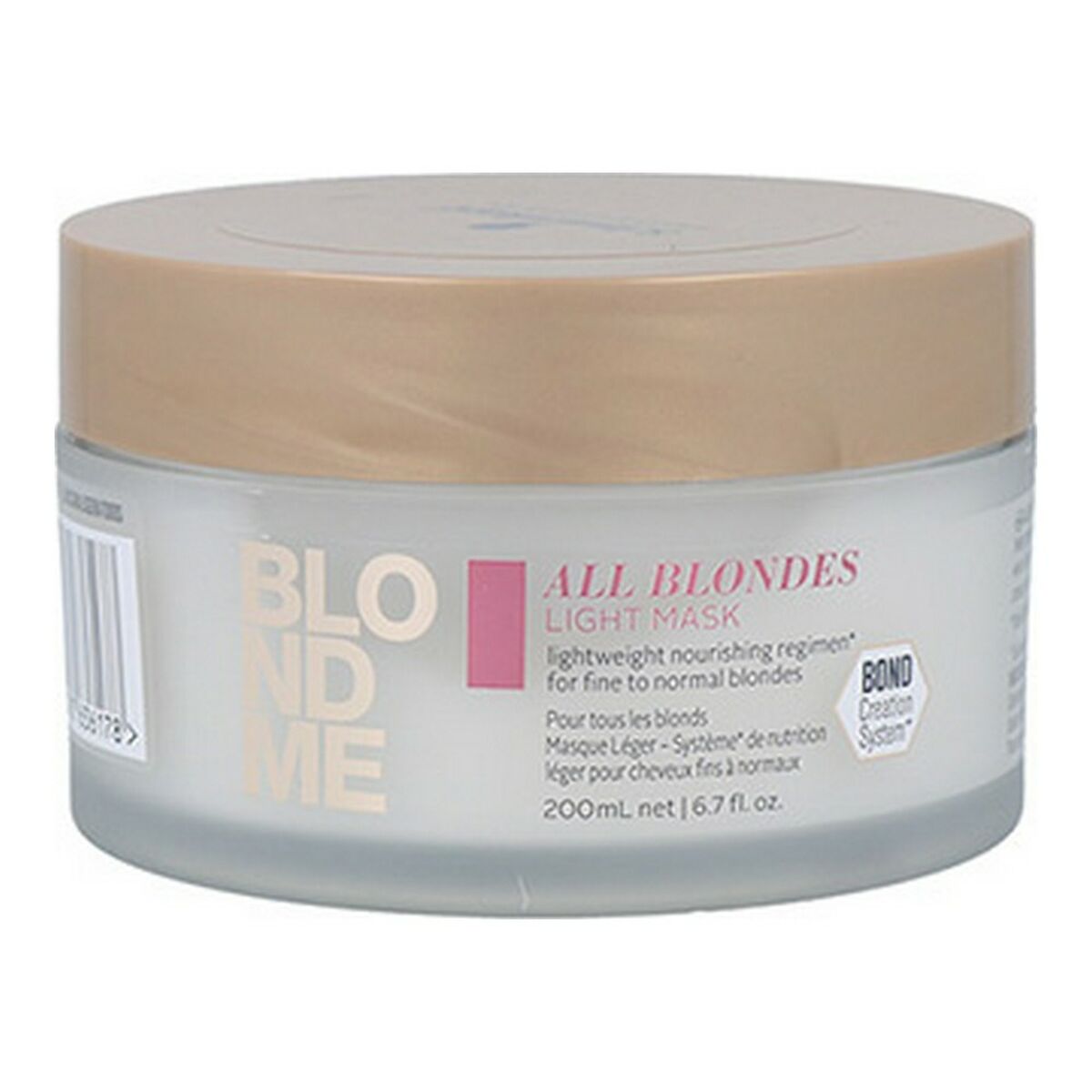 Maschera per capelli Blondme Keratin Restore All Blondes Schwarzkopf (200 ml)-0