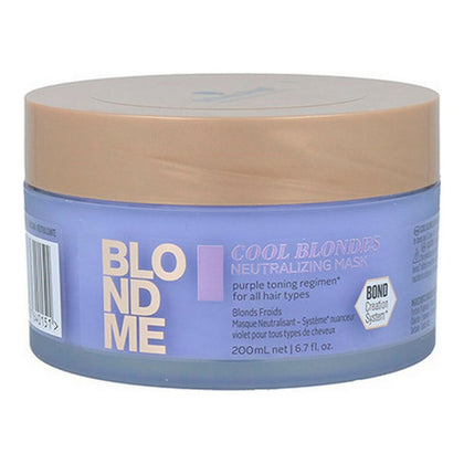 Maschera per capelli Blondme Cool Blondes Schwarzkopf (200 ml)