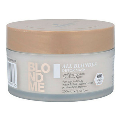 Maschera per capelli Schwarzkopf Blondme Detox Keratine