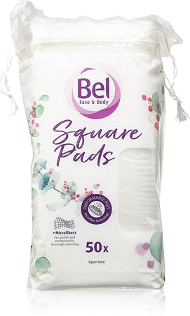 Bel Premium Discos Cuadrados 50 pz