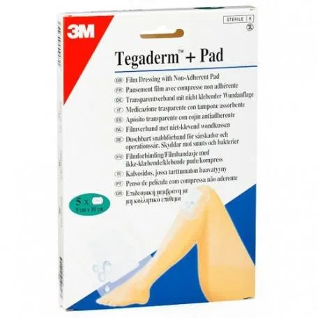 Tegaderm Pad Apósitos 9 X 10 cm 5 pz 3m