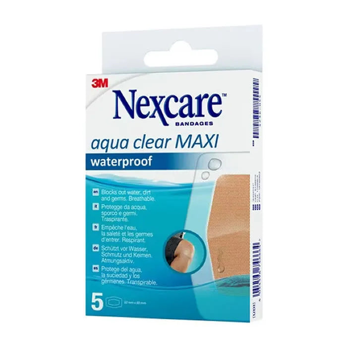 Nexcare Aqua Clear Maxi Waterpoof 5 unità