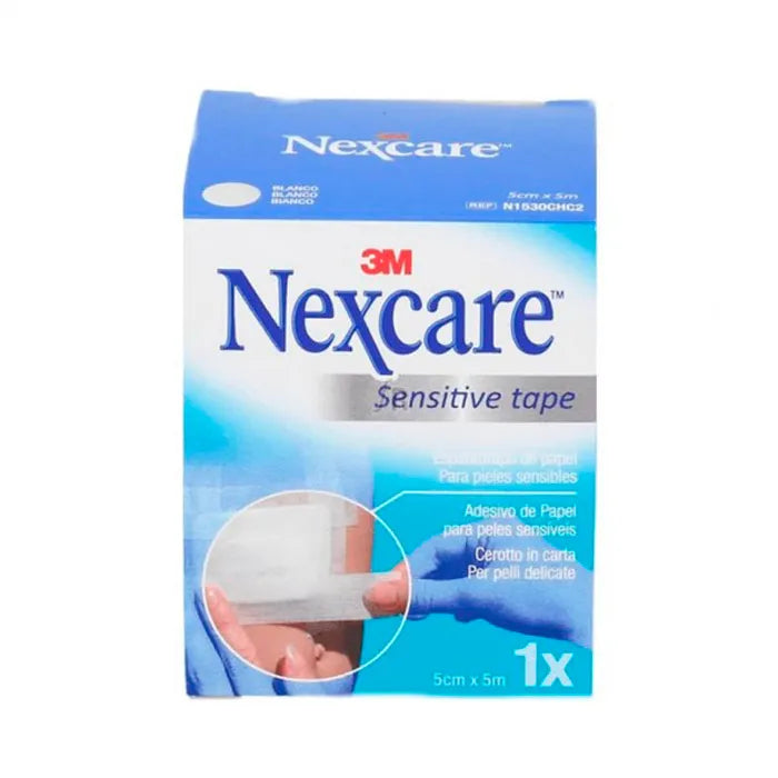 3m Nexcare Nastro di Carta 3m Bianco 5mx5 cm