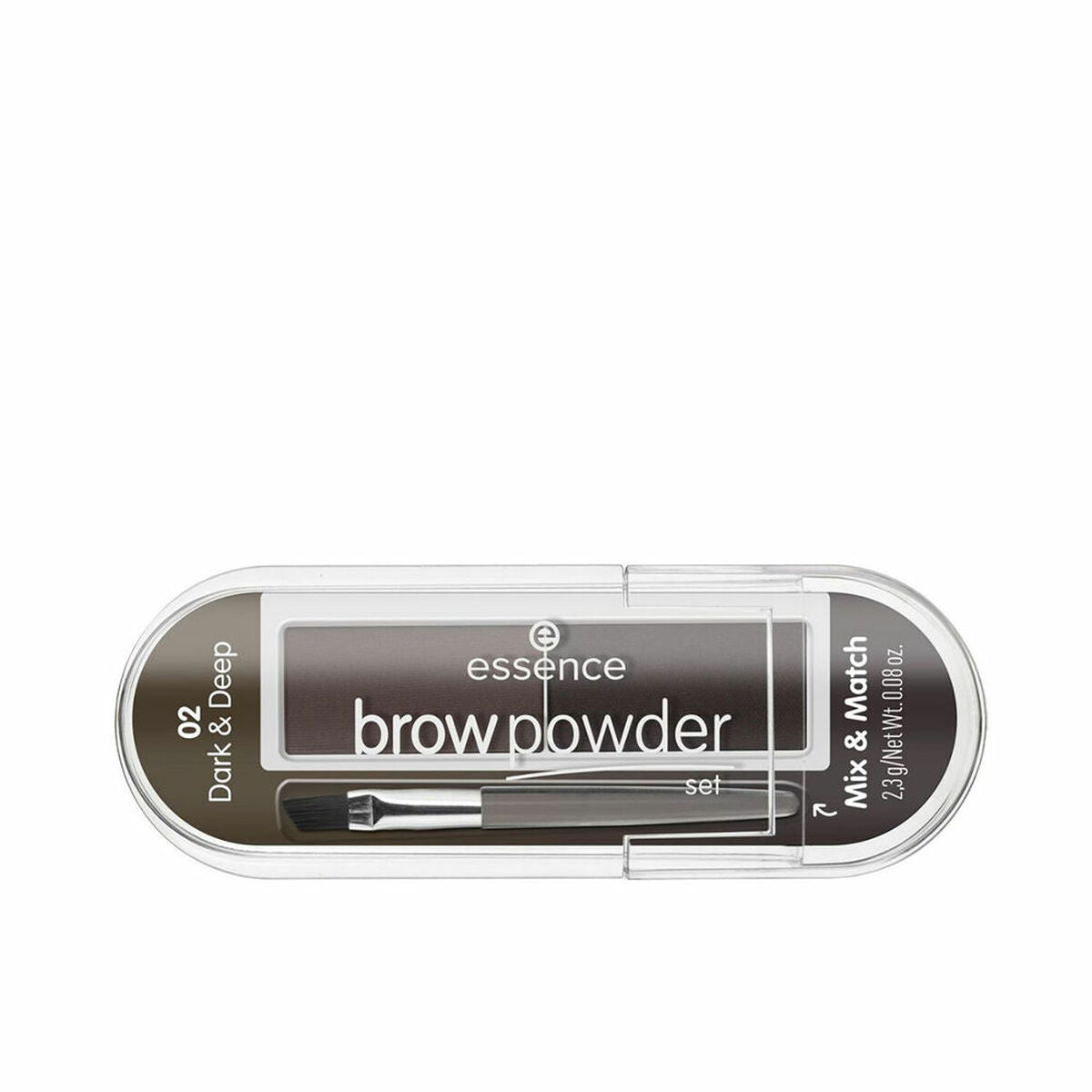 Eyebrow powder Essence Nº 02-dark & deep 2,3 g-0