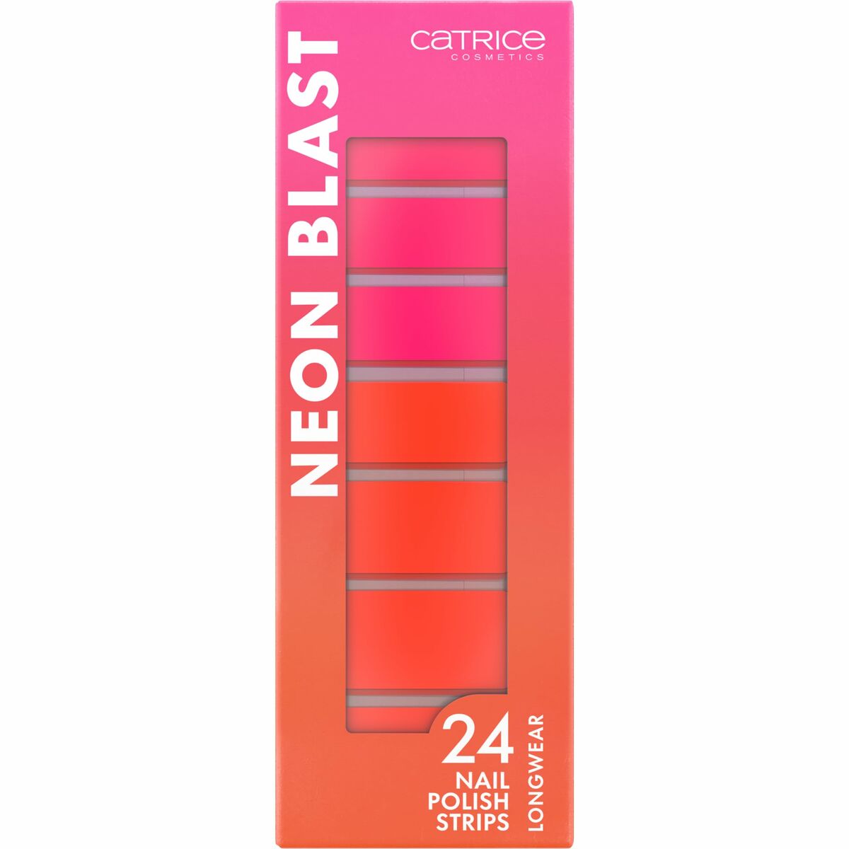 Nail Polish Sheets Catrice Neon Blast Nº 020 Neon thunder 24 Units-1