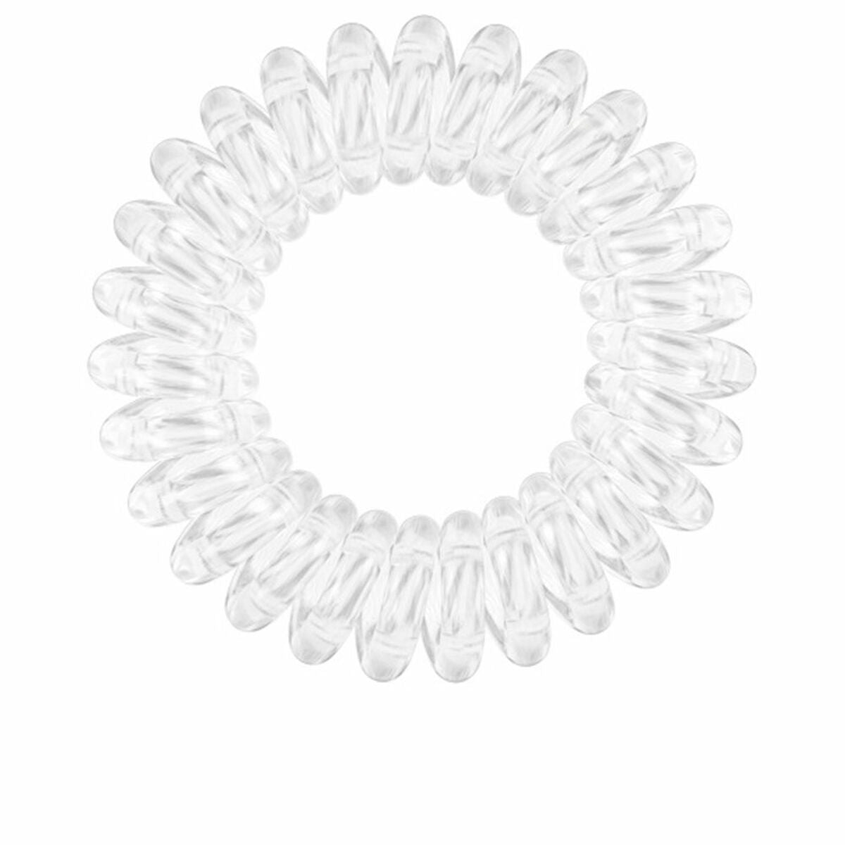 Élastiques à cheveux en caoutchouc Invisibobble Transparent (3 unités)-0