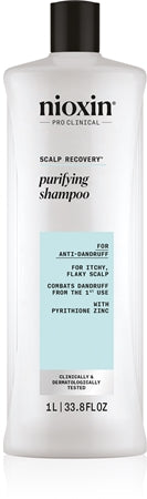 Nioxin Scalp Recovery - shampoo Anticaspa - Cuoio Capelluto Secco e con Prurito 1000 ml