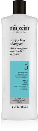 Nioxin Sistema 3 - shampoo - capelli colorati e Dañado Con Debilitamiento Leve 1000 ml