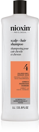Nioxin Sistema 4 - shampoo - capelli colorati e Dañado Con Debilitamiento Avanzado 1000 ml