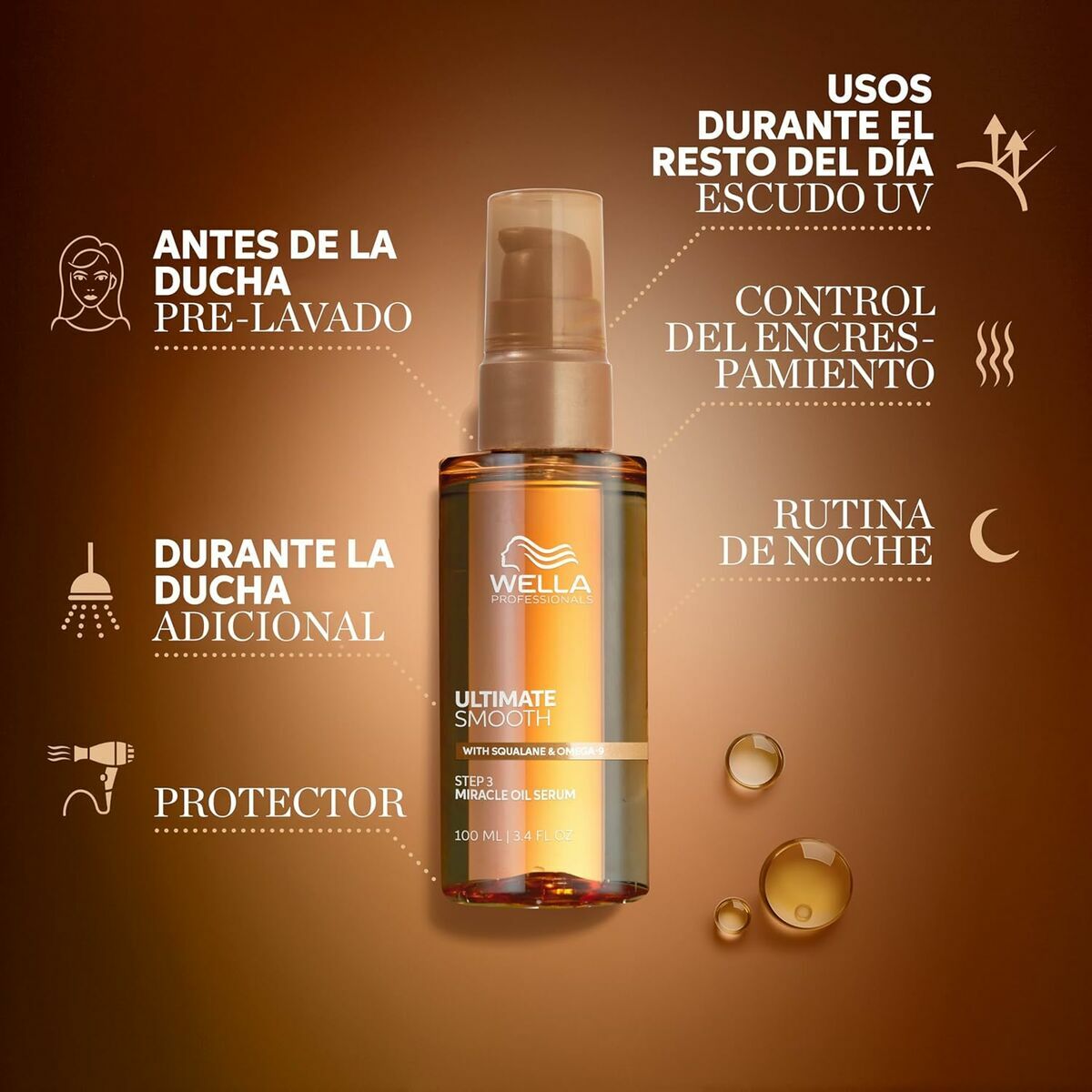 Mască de păr Wella ULTIMATE SMOOTH 100 ml-10