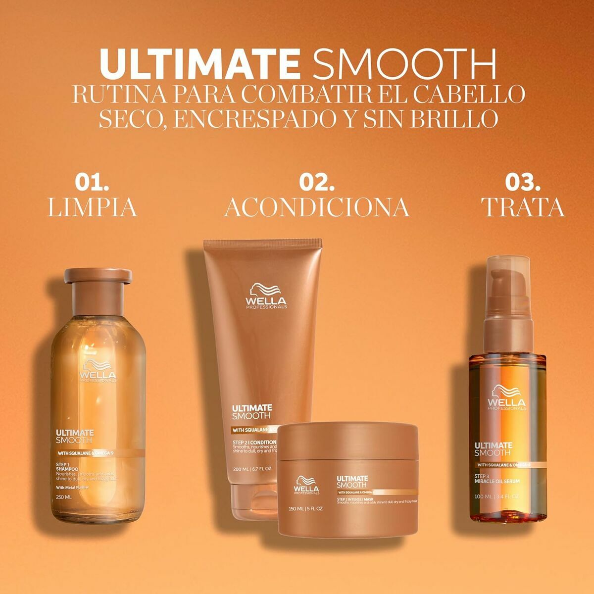 Haarmaske Wella ULTIMATE SMOOTH 150 ml-6
