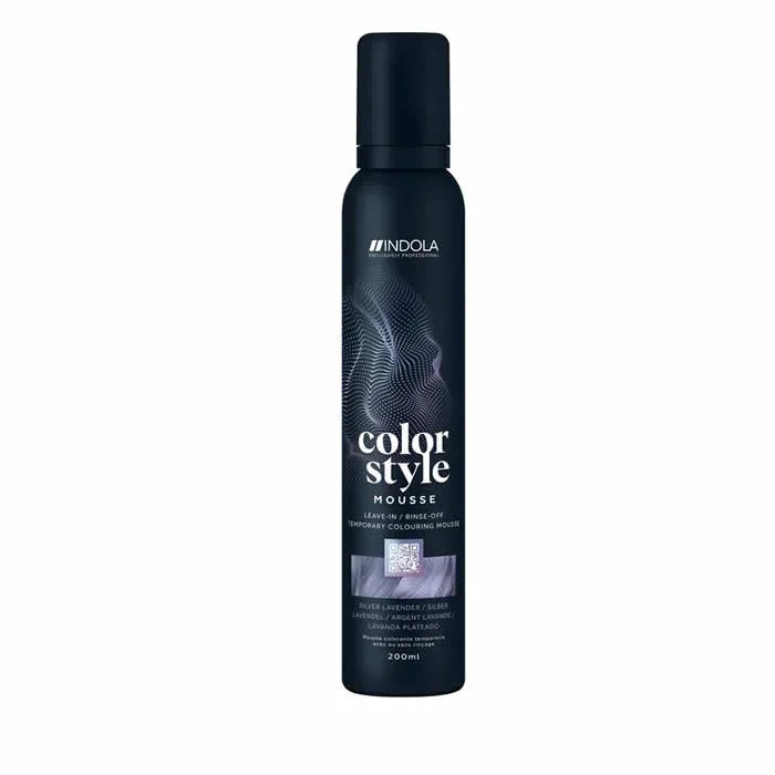 Indola Color Style Mousse Silver Lavender 200 ml