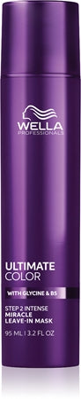 Wella Ultimate Color Miracle Leave-In maschera capelli - Brillo e Color Vibrante per capelli colorati 95 ml