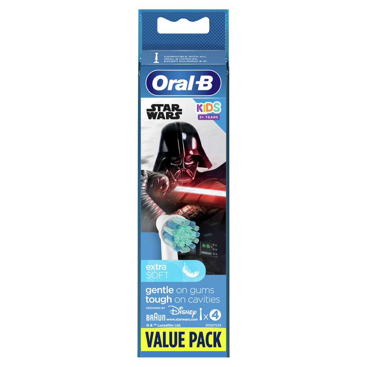 Replacement Head Oral-B 80352668 Red White 4 Units-1