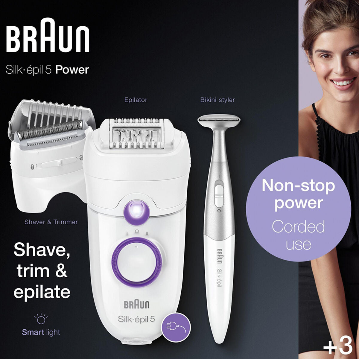 עלעקטריק האָר רעמאָווער בראַון-1