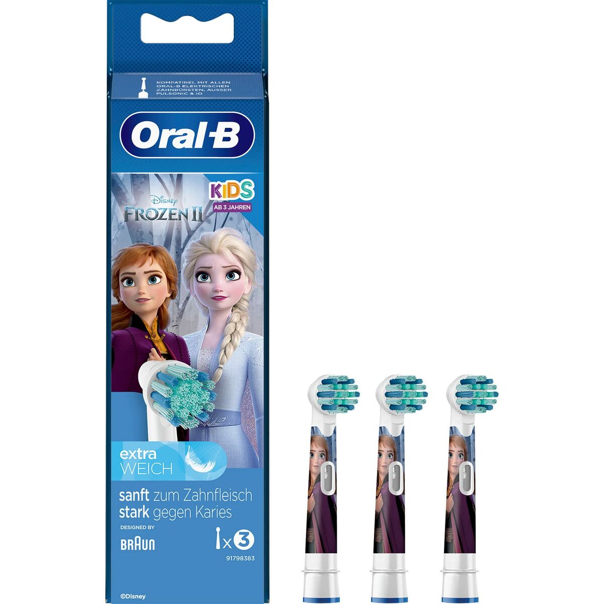 Replacement Head Oral-B Stages Power Frozen 3 Units-0