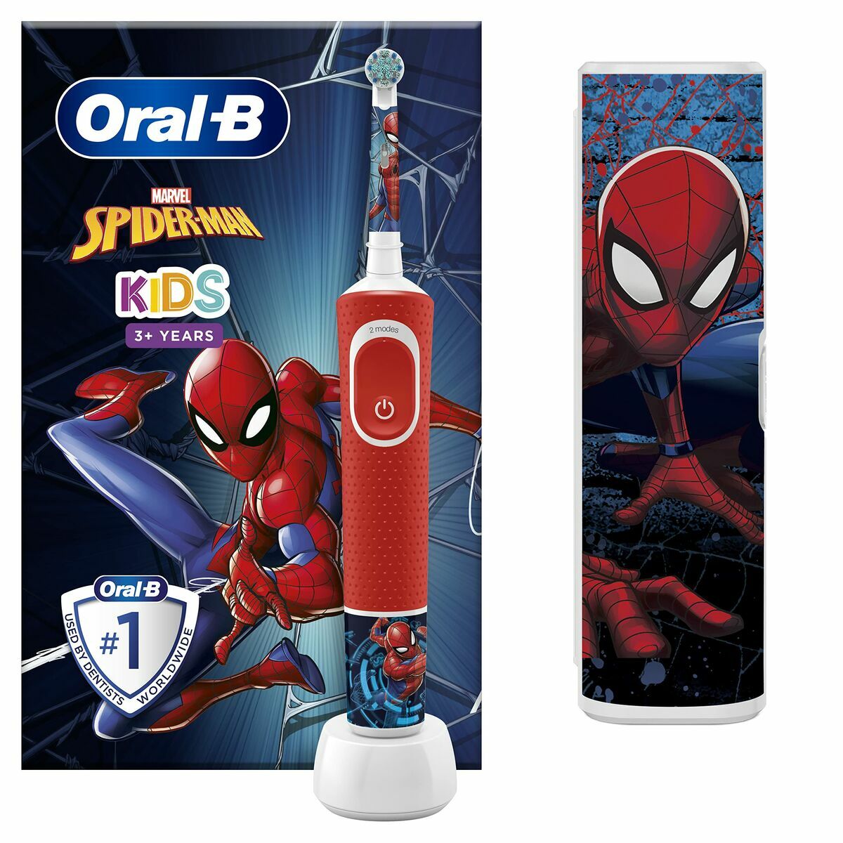 Electric Toothbrush Oral-B D100 KIDS Blue Multicolour-7