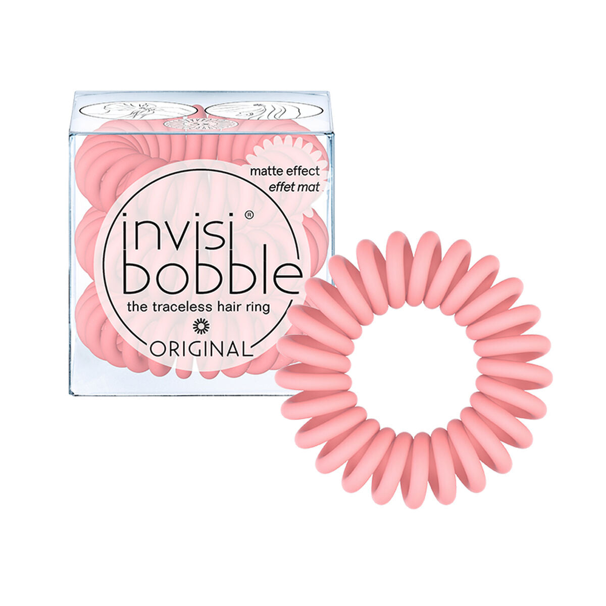 Hair ties Invisibobble ORIGINAL Pink 3 Units-0