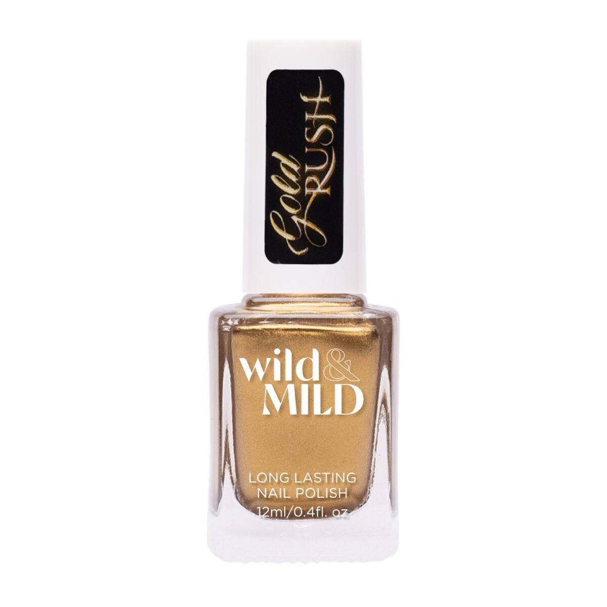 Nail polish Wild & Mild Gold Rush GR04 Gold Flakes 12 ml-0