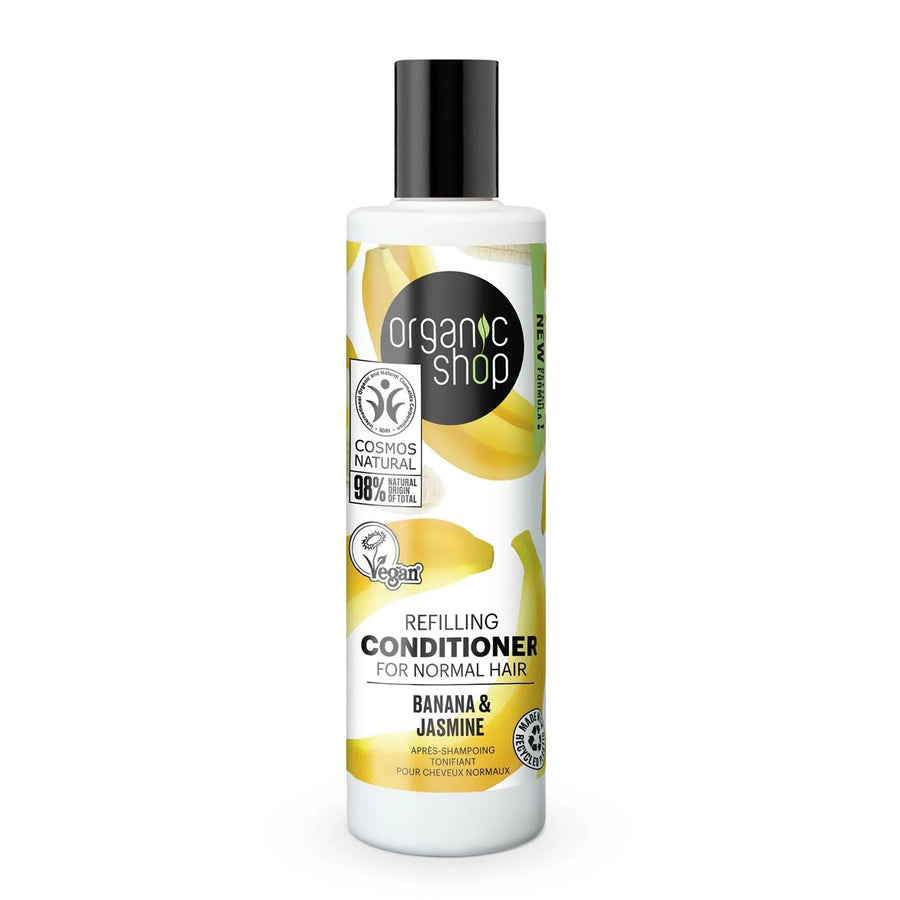 Organic Shop Banana Refillin balsamo capelli Normal 280 ml