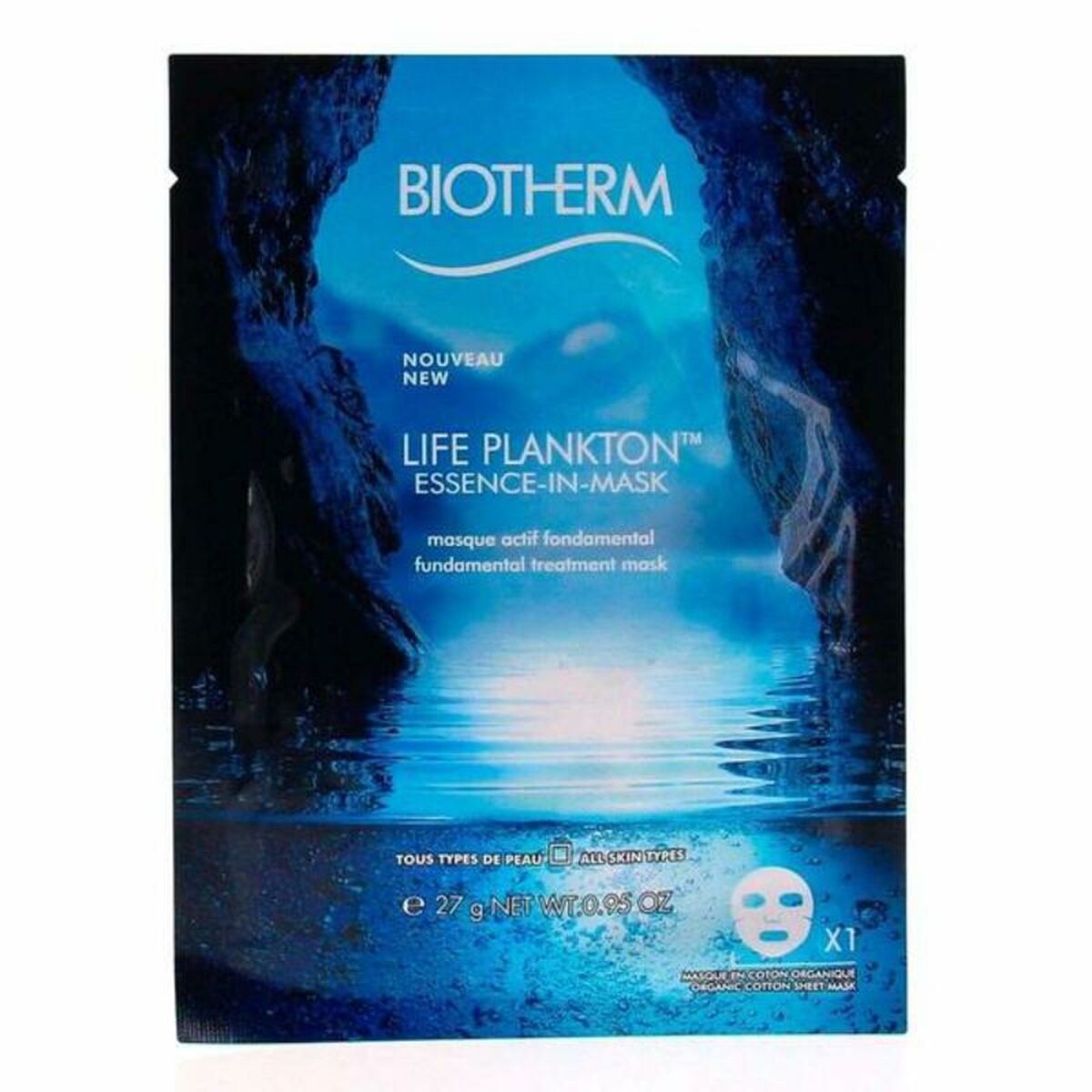 Anti-Aging-Feuchtigkeitsmaske Life Plankton Essence Biotherm (1 uds)-0